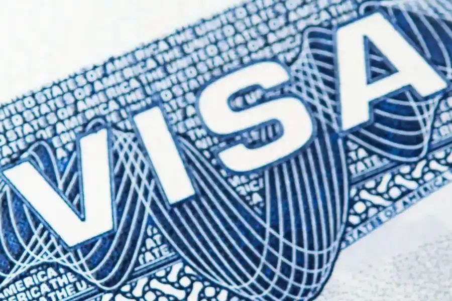 Spanish Visa Closeup