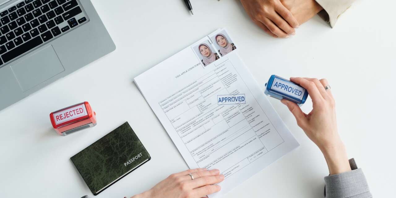 Approving Visa Application For Woman