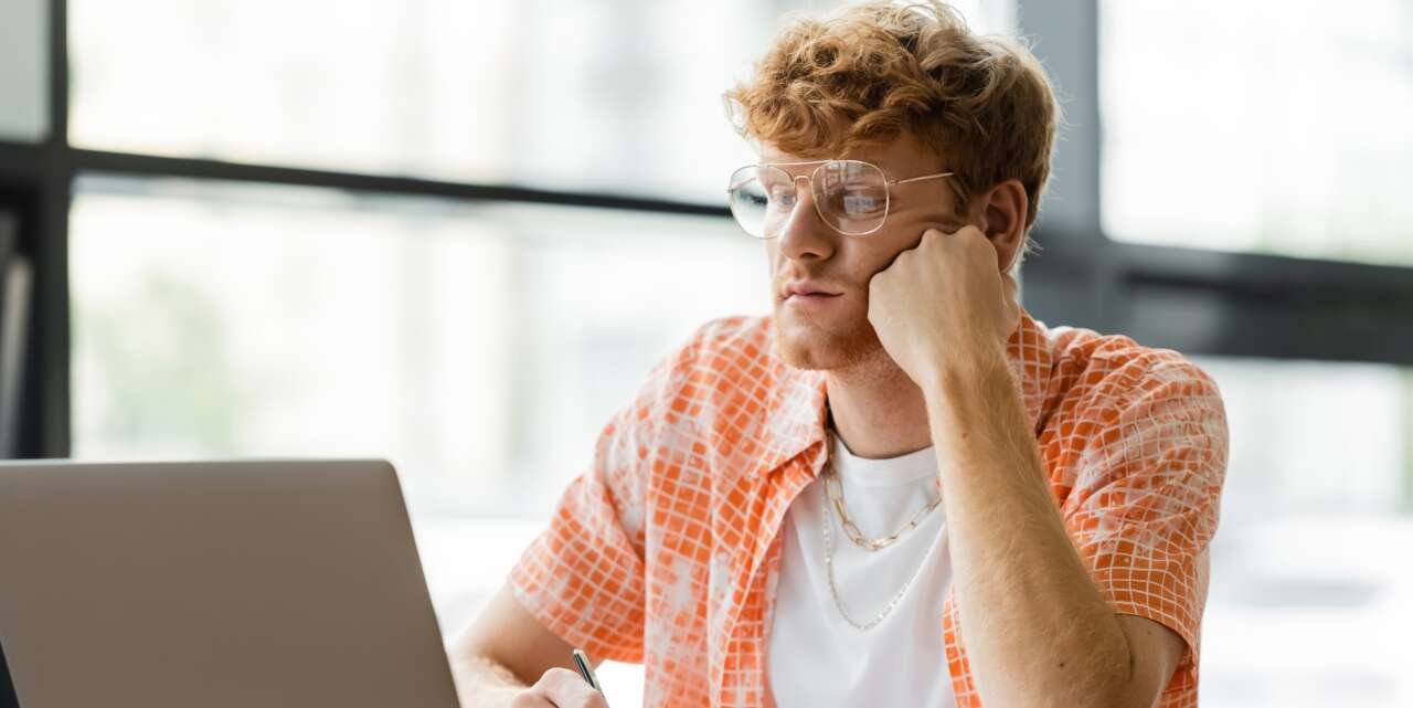 Creative Student Engaged With Technology