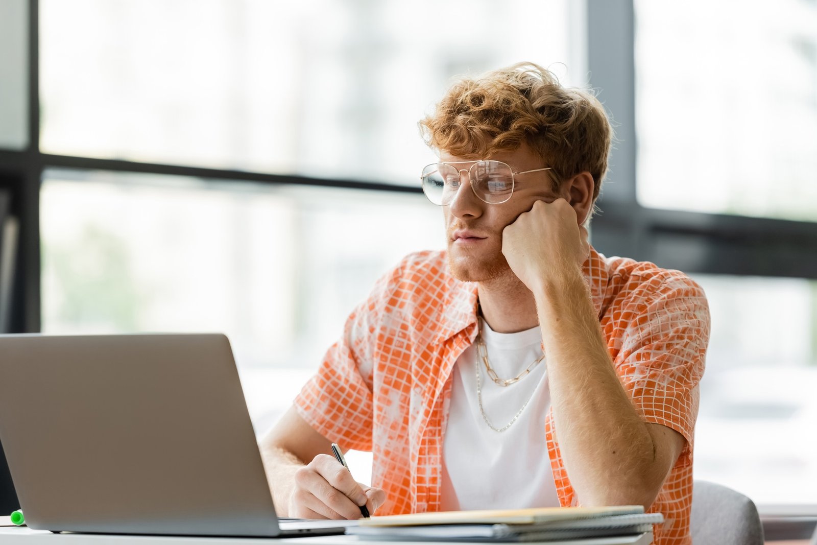 Creative Student Engaged With Technology