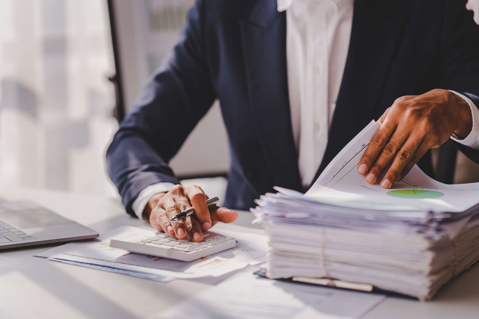 Lawyer working through Orihuela Costa property paperwork