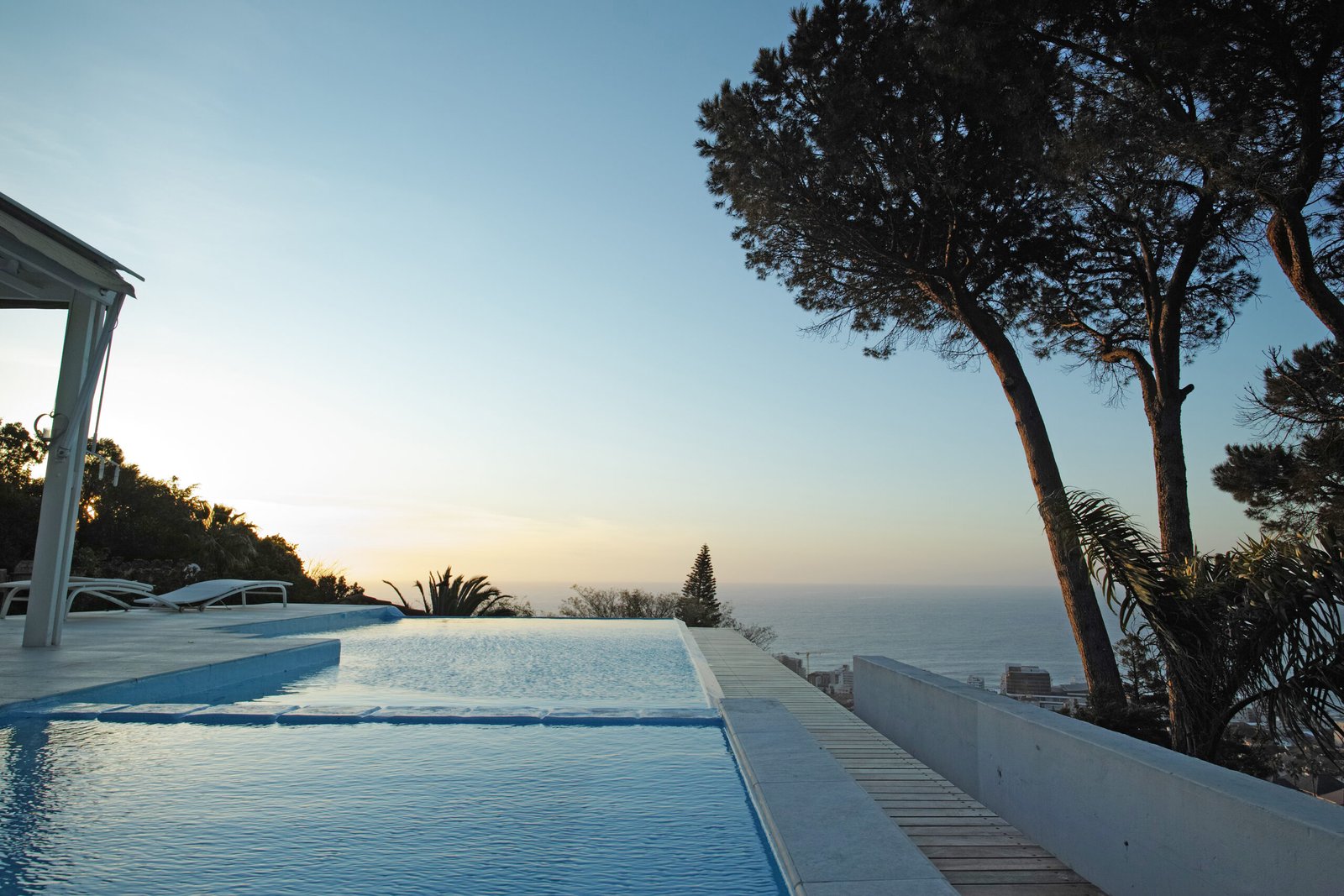Private pool at an Orihuela Costa property