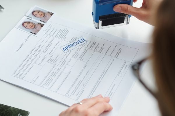 Approved Stamp For Visa Application